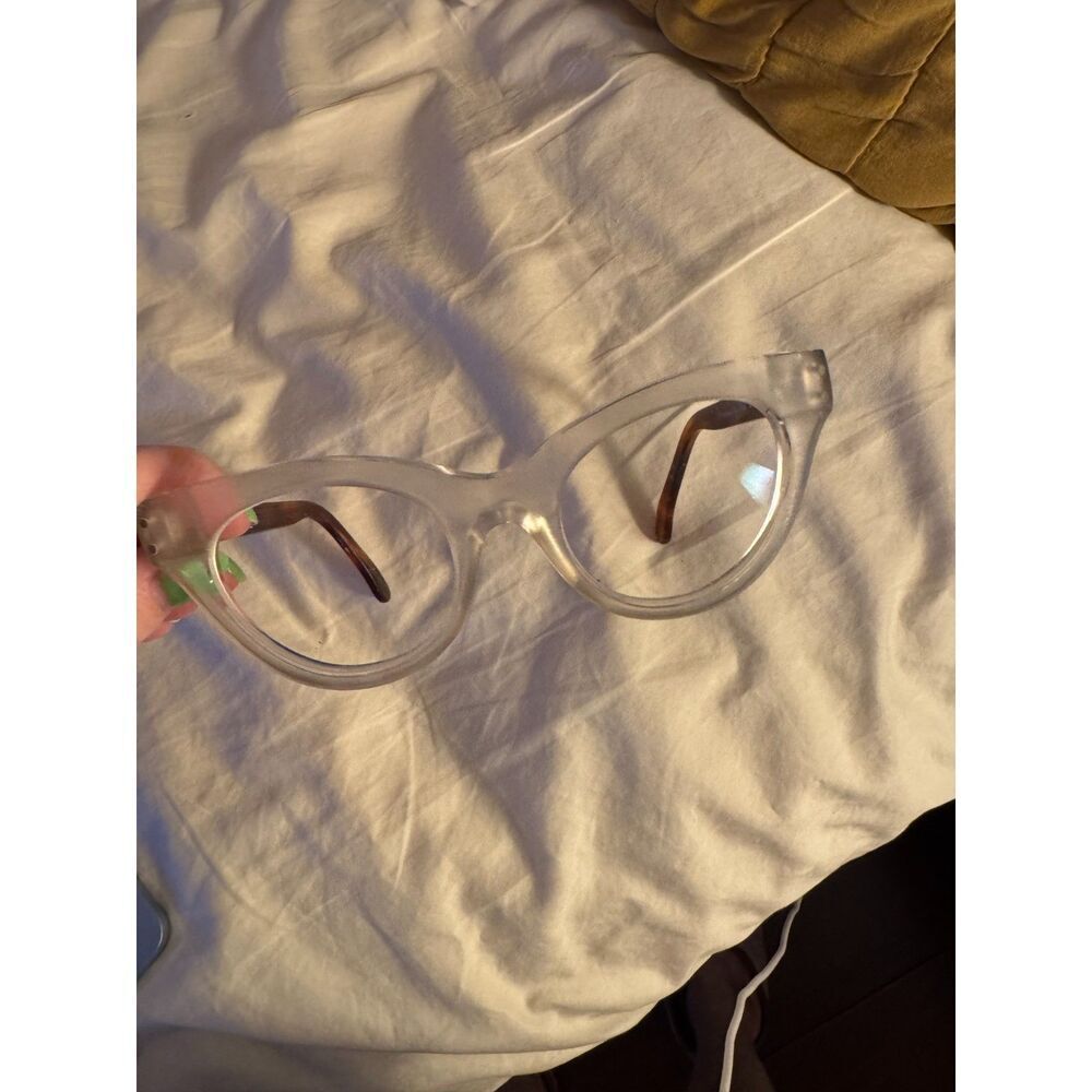 Jean Philippe Joly Pour Toi 350 Vintage Cat Eye Eyeglasses Clear Tortoise Italy - Picture 10 of 12